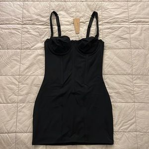 SKIMS COTTON CORSET DRESS